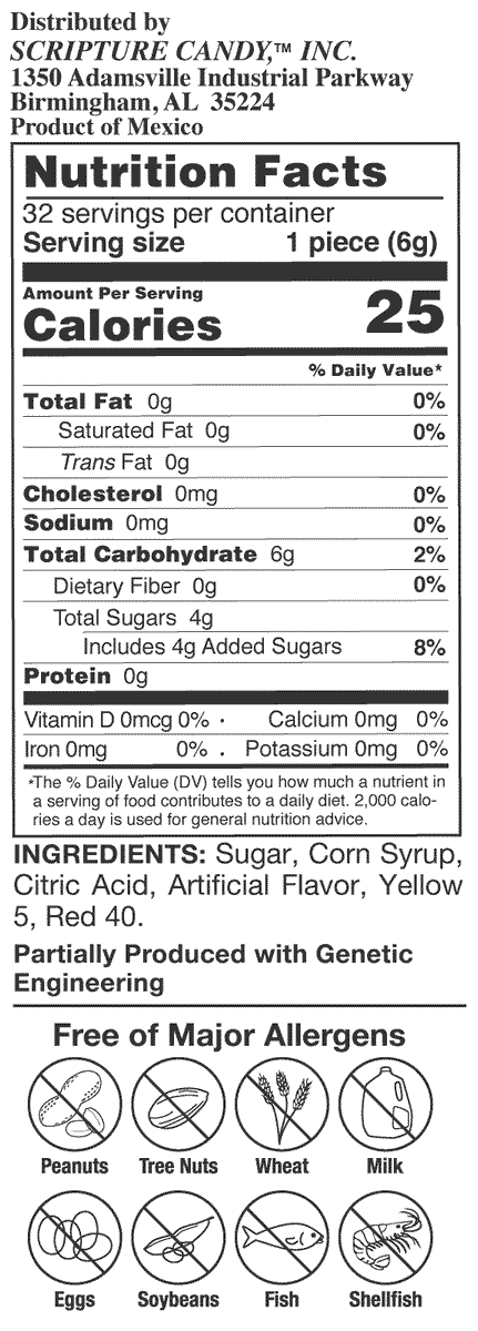 Harvest Cards & Orange Flavored Pops, 32 Count – Scripture Candy
