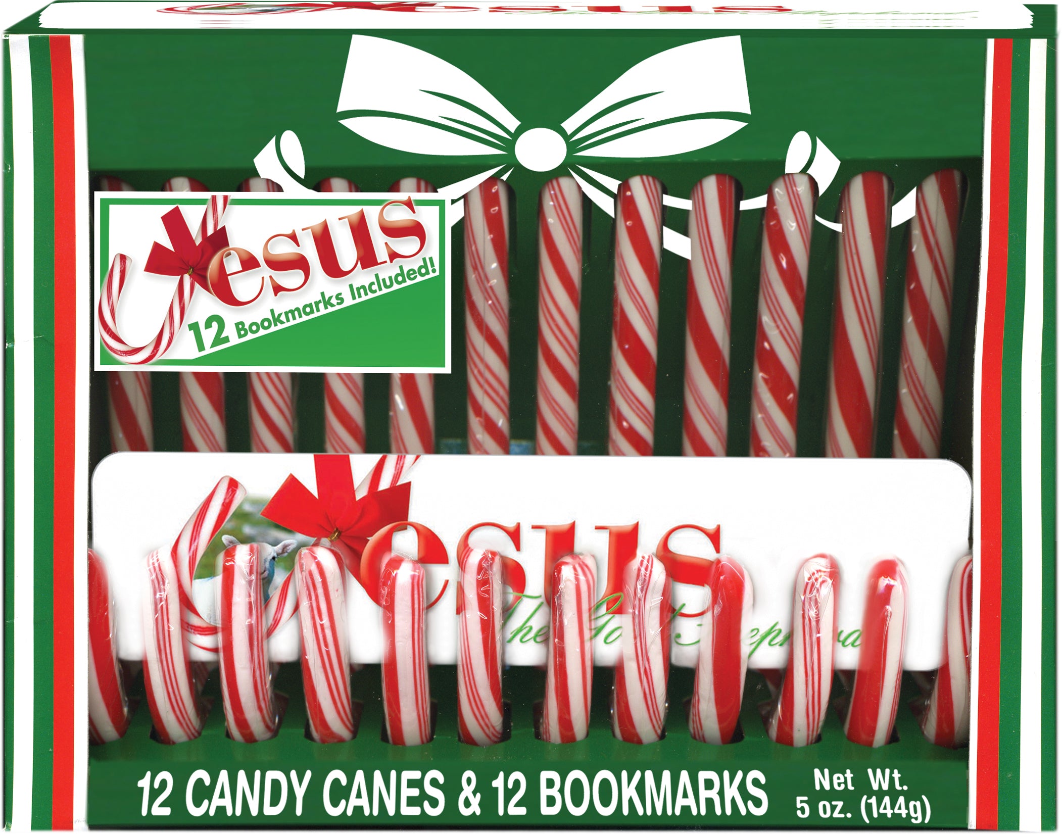 Candy Cane Charmed Straw Cover