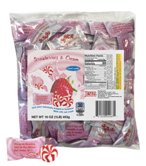 Strawberries & Cream Hard Candy 1 Pound Bag, 75 Pieces – Scripture