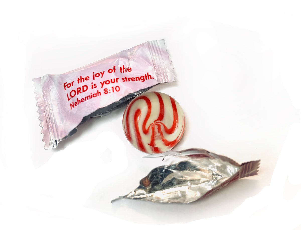 Strawberry & Cream Hard Candy 5.5 Ounce Bag, 25 Pieces – Scripture Candy