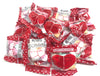 Conversation Hearts Bag with Inspirational Messages Clear Bag, 40 Count
